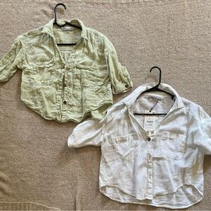 Zara Button up tops